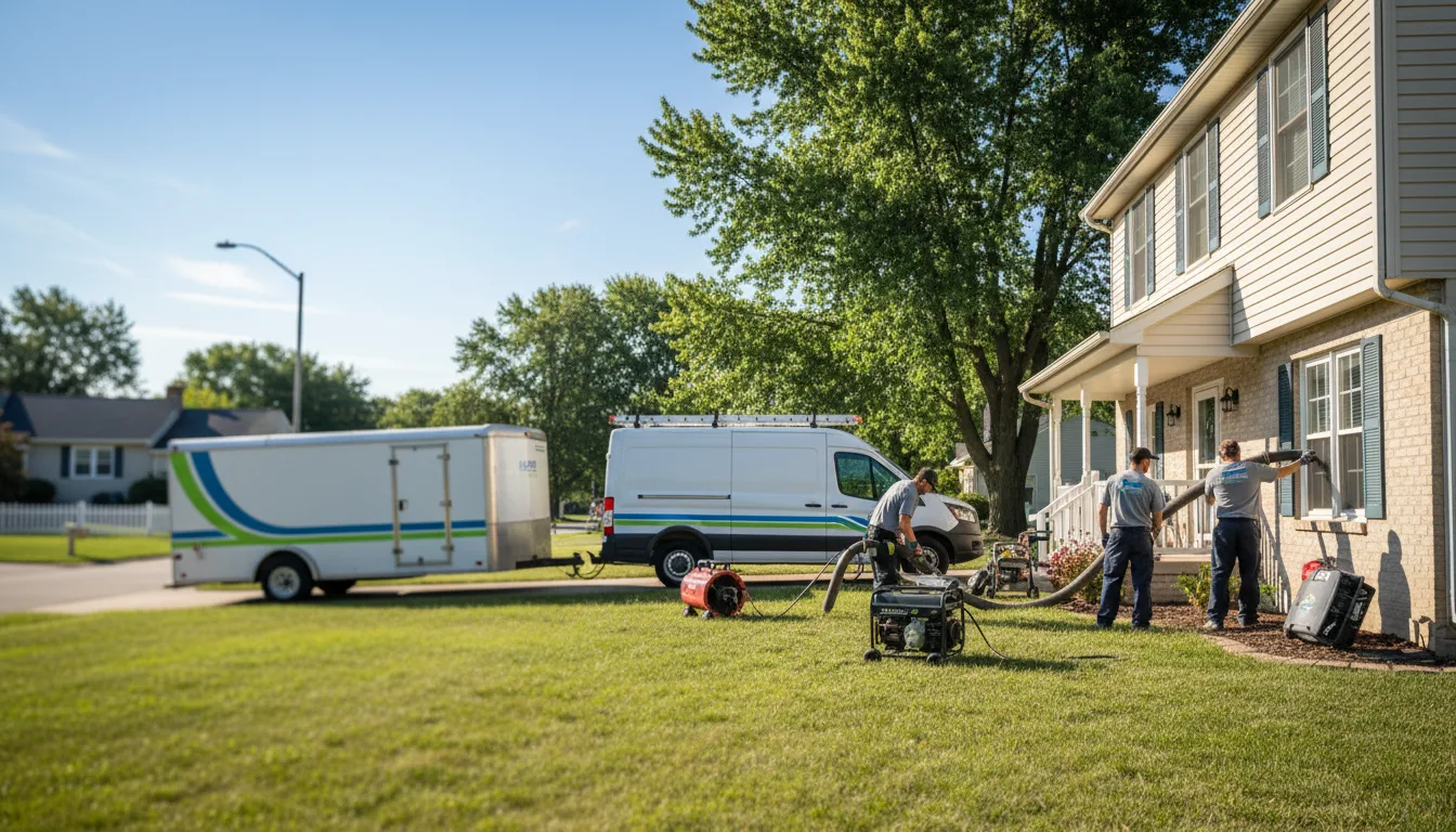 Flooded Basement Restoration And Cleanup With Repair in Tioga, ND near me